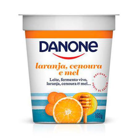 IOG DANONE 160ML NATURAL LARANJA CENOURA E MEL
