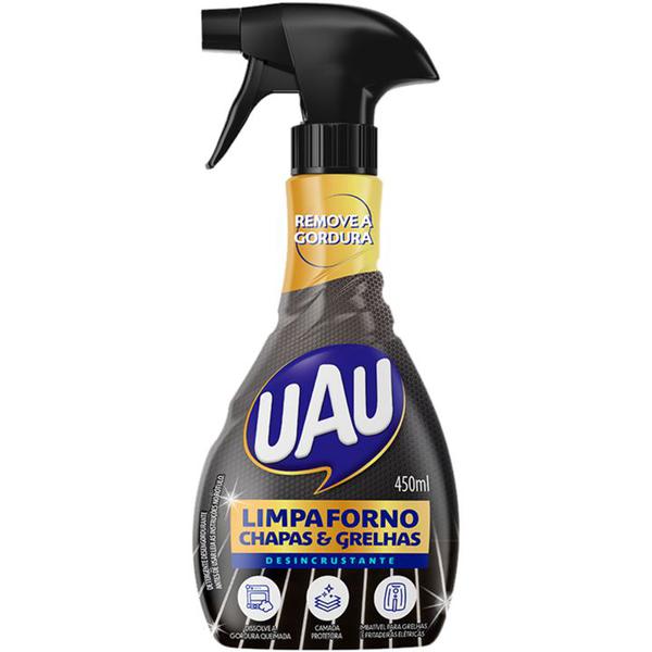 LIMPA FORNO UAU 450ML GATILHO
