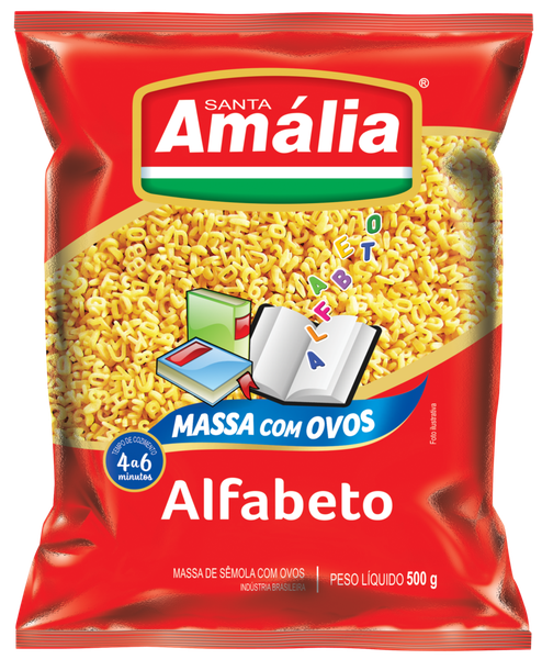 MAC SANTA AMALIA OVOS 500GR ALFABETO