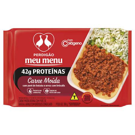 MEU MENU ARROZ BROC E CARNE BOV 300GR PERDIGAO