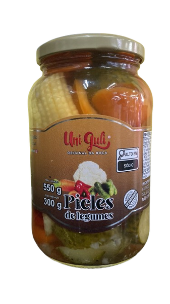 MINI PICLES EM CONSERVA UNI GULI 300GR