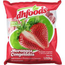 MORANGO CONGELADO 1,02KG DHFOODS