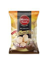PAO QUEIJO MANIA FOODS RECH 500GR NUTELLA