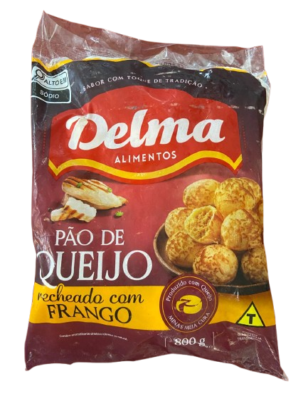 PAO QUEIJO VOVO DELMA RECH 800GR FRANGO