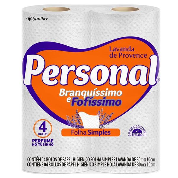 PAPEL HIG PERSONAL 4UN 30MT LAVANDA