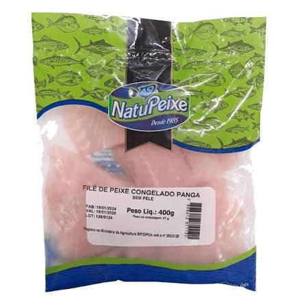 PEIXE FILE DE PANGA NATUPEIXE 400GR
