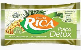 POLPA FRUTA RICA 4X100GR DETOX
