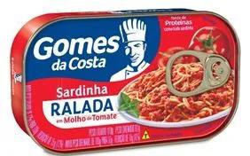 SARDINHA GOMES DA COSTA RALADA 110GR TOMATE