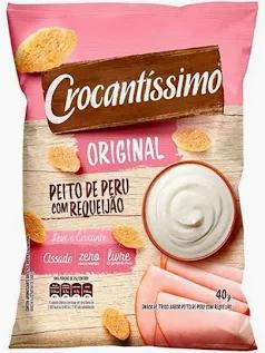 SNACK CROCANTISSIMO 40GR PEITO PERU E REQUEIJAO