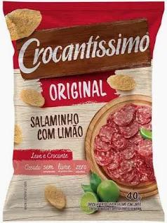 SNACK CROCANTISSIMO 40GR SALAME LIMAO