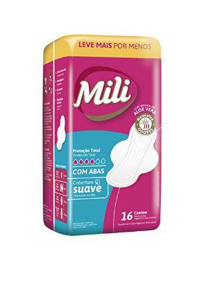 Absorvente Mili Prot Total Suave c Ab 16un