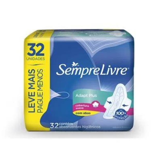 Absorvente Semp Liv Ad Plus Not c Ab L+p- 32un * Promo