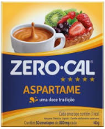 Adocante Zero Cal Aspartame Po 50un