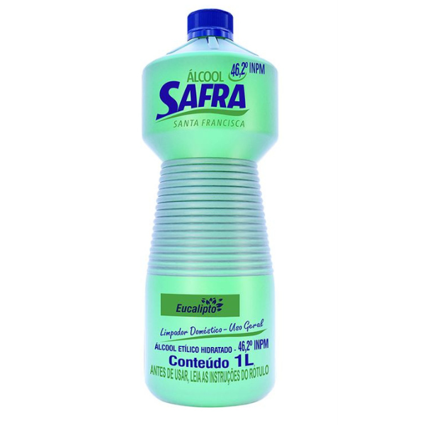 Alcool Liq Safra Eucalipto 46,2 1l