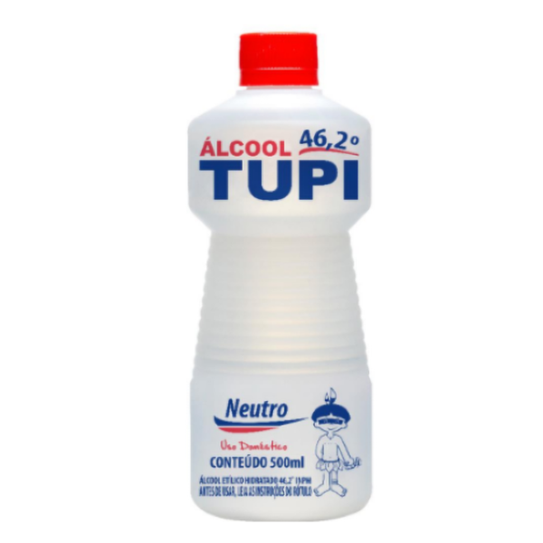 Alcool Liq Tupi Neutro 46,2 500ml