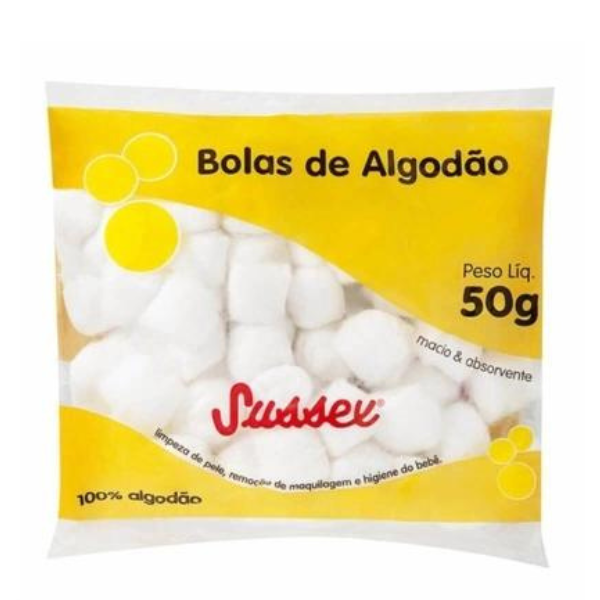 Algodao Sussex Bola Branca 50g