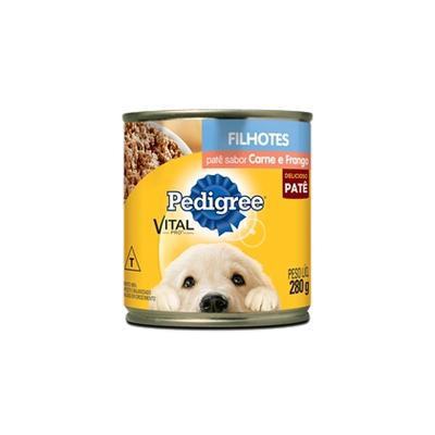 Alimento Caes Pedig Junior Carne Lt 280g
