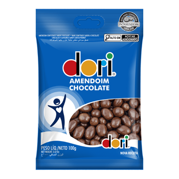 Amendoim Confeitado Dori Chocolate 100g