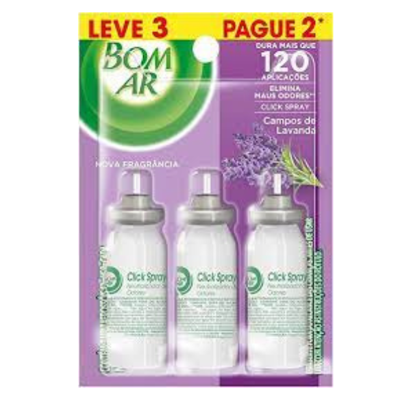 Aromat Bom Ar Click Spr Rf Cheirinho Limp 12ml L3p2 * Promo