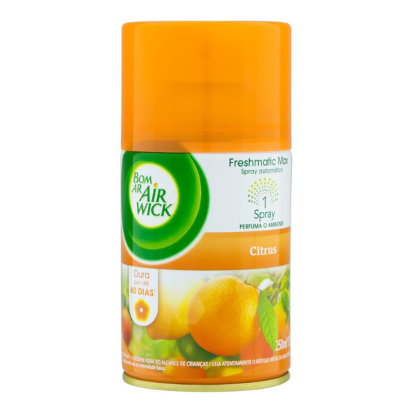 Aromat Bom Ar Fresh Rf Citrus 250ml*