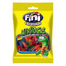 Bala Fini Minhoca Brilho 100g