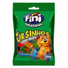 Bala Fini Ursinho Brilho 100g