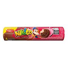 Bisc Rech Choc Morango Vitarella Nikito Pct 120g