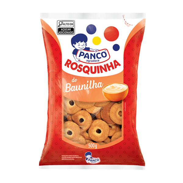 Biscoito Panco Rosq Baunilha 500g