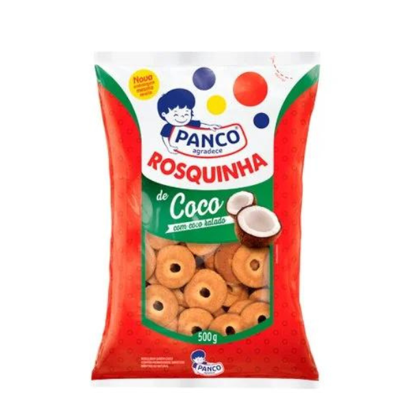 Biscoito  Panco Rosq Coco 500g