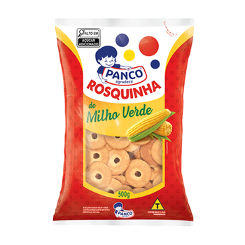 Biscoito Panco Rosq Milho Verde 500g
