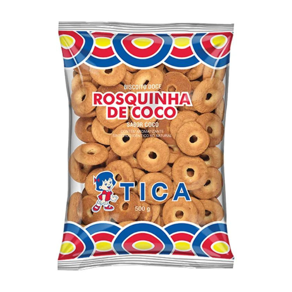 Biscoito Tica Rosq Coco 500g