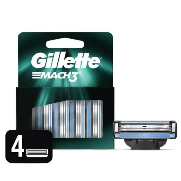 Carga Gillette Mach3 Regular 4un #