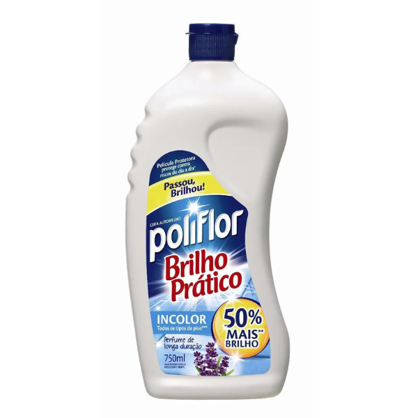 Cera Poliflor Pratic Incolor 750ml*