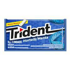 Chiclete Trident Hortela Un