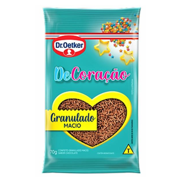 Chocolate Granulado Oetker Macio 70g