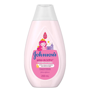 Cond Johnsons Baby Gotas Brilho 200ml