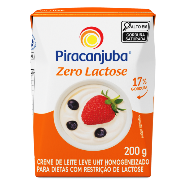 Creme Leite Piracanjuba Zero Lact Tp 200g