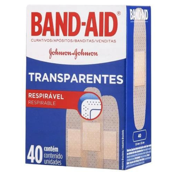 Curativo Band Aid Transparente 40un *
