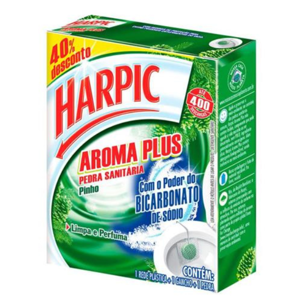 Desodor Harpic Aroma Plus Pinho 25g/D40% * Promo