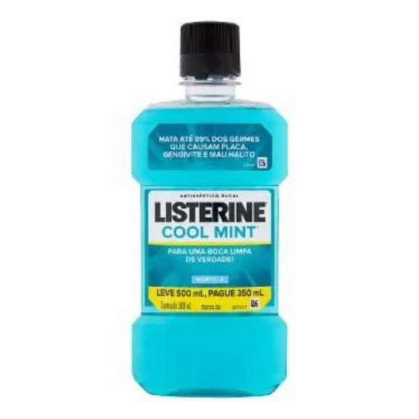 Enxaguante Bucal Listerine Cool Mint Hortela L500p350ml * Promo