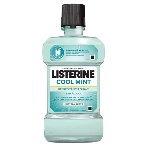 Enxaguante Bucal Listerine Zero Menta Suave 250ml *