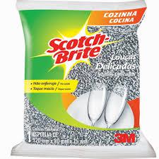 Esponja Scotch Brite Prateada