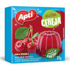 Gelatina Po Cereja Apti Cx 20g