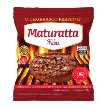 Hamburguer Costela Maturatta 180g*