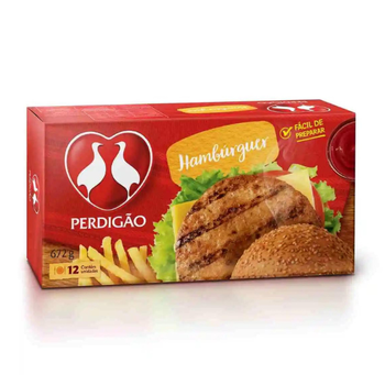 Hamburguer Perdigao Bovino 672g