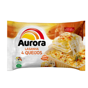 Lasanha Aurora 4 Queijos 600g