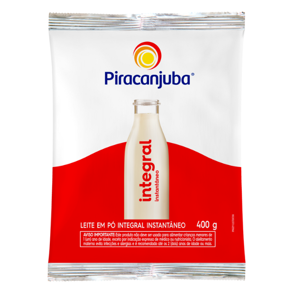 Leite Piracanjuba Po Int Inst Sc 400g