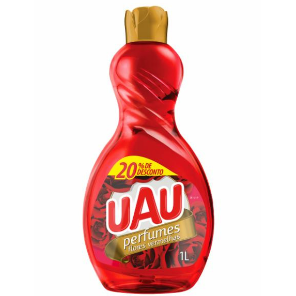Limpador Perf Flores Vermelhas Uau  L1000 P800 ML