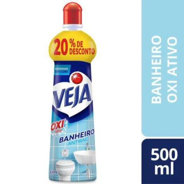 Limpador Veja Oxi Banheiro Sq 500ml Desc 20%*
