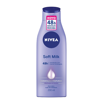 Locao Hidrat Nivea Soft Milk 200ml